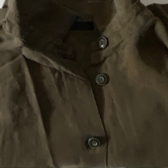 ATM Dress Tunic Long Button Down With Sleeve Small - Picture 2 of 12